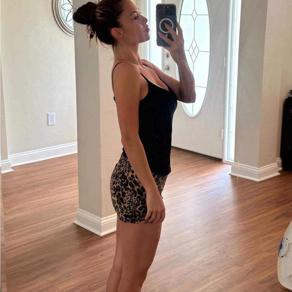 Black tank top